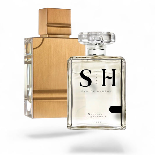 Inspirada en Amber Oud Gold de Alharamain